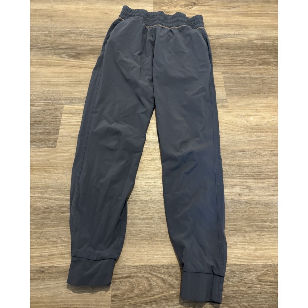 Free Fly Breeze Collection Jogger Pants Womens Small Gray Blue Stretch Stitching
